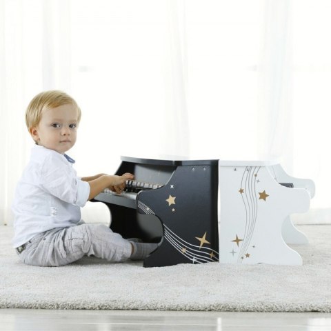 CLASSIC WORLD Drewniane Pianino dla Dzieci + Książeczka do Nauki CLASSIC WORLD Drewniane Pianino dla Dzieci + Książeczka do Nauki