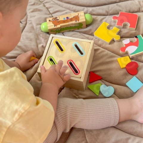 TOOKY TOY Box Pudełko XXL Montessori Edukacyjne 7w1 Sensoryczne 22-24 Mies TOOKY TOY Box Pudełko XXL Montessori Edukacyjne 7w1 Sensoryczne 22-24 Mies