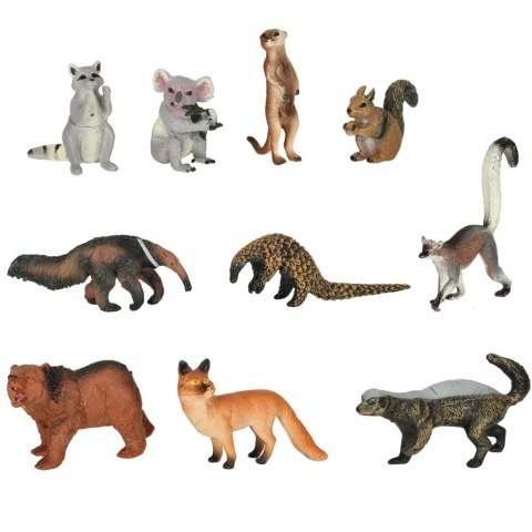 Figurki zwierząt zwierzęta zoo safari farma akcesoria skrzynka 19 el. Figurki zwierząt zwierzęta zoo safari farma akcesoria skrzynka 19 el.