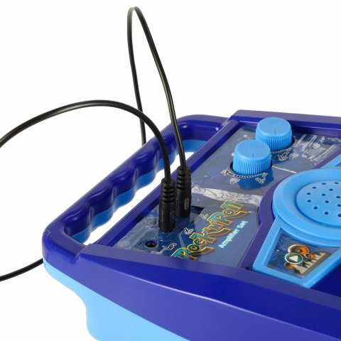 Gitara elektryczna rockowa ze wzmacniaczem mikrofonem dla dzieci niebieska Gitara elektryczna rockowa ze wzmacniaczem mikrofonem dla dzieci niebieska