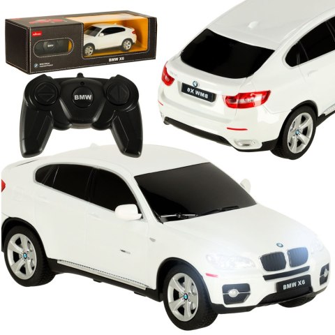 Samochód zdalnie sterowany Rastar 31700 BMW X6 1:24 biały Samochód zdalnie sterowany Rastar 31700 BMW X6 1:24 biały