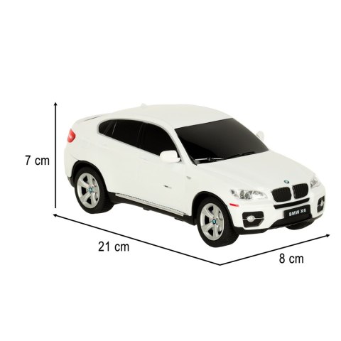 Samochód zdalnie sterowany Rastar 31700 BMW X6 1:24 biały Samochód zdalnie sterowany Rastar 31700 BMW X6 1:24 biały