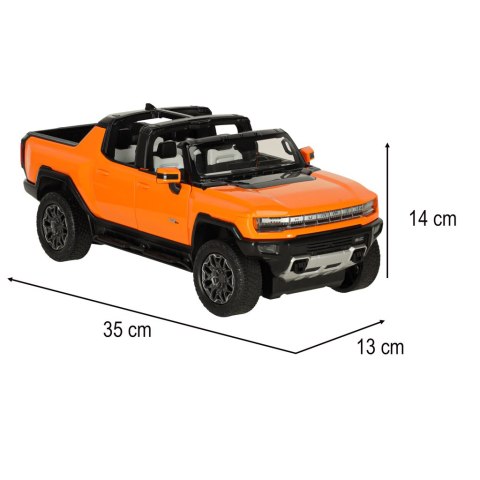 Samochód zdalnie sterowany Rastar 93000 Hummer EV 1:16 pomarańczowy Samochód zdalnie sterowany Rastar 93000 Hummer EV 1:16 pomarańczowy