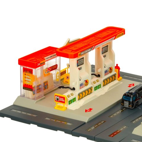 Stacja paliw parking policyjny zestaw 54 el. Stacja paliw parking policyjny zestaw 54 el.
