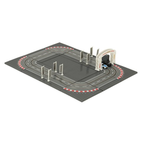 Tor samochodowy wyścigowy policyjny elektryczny + 2 auta klocki konstrukcyjne GD-01 Tor samochodowy wyścigowy policyjny elektryczny + 2 auta klocki konstrukcyjne GD-01