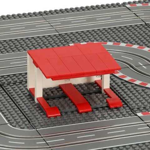 Tor wyścigowy samochodowy elektryczny policyjny 2 auta autka kontrolery zakręty klocki konstrukcyjne GD-03 Tor wyścigowy samochodowy elektryczny policyjny 2 auta autka kontrolery zakręty klocki konstrukcyjne GD-03