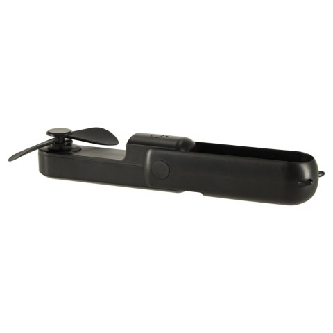 Wiatrak biurkowy wentylator mini ręczny składany wiatraczek przenośny USB czarny Wiatrak biurkowy wentylator mini ręczny składany wiatraczek przenośny USB czarny