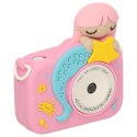 Aparat cyfrowy fotograficzny dla dzieci kamera zabawka + karta 32GB różowy syrenka
