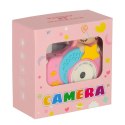 Aparat cyfrowy fotograficzny dla dzieci kamera zabawka + karta 32GB różowy syrenka