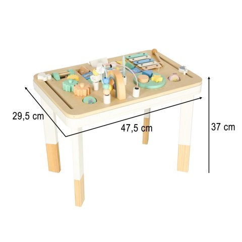 Stolik manipulacyjny LULILO montessori miętowy Stolik manipulacyjny LULILO montessori miętowy