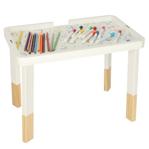 Stolik manipulacyjny LULILO montessori miętowy Stolik manipulacyjny LULILO montessori miętowy