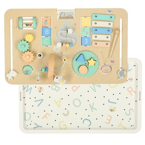 Stolik manipulacyjny LULILO montessori miętowy Stolik manipulacyjny LULILO montessori miętowy