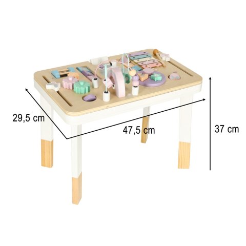 Stolik manipulacyjny LULILO montessori różowy Stolik manipulacyjny LULILO montessori różowy