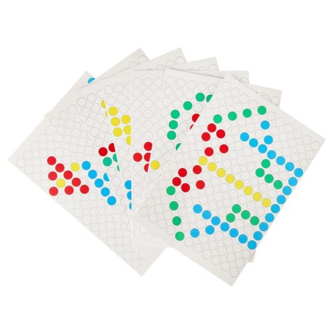 Tablica magnetyczna montessori mozaika kolorowe kropki żółta 26 x 26 cm Tablica magnetyczna montessori mozaika kolorowe kropki żółta 26 x 26 cm
