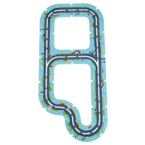 Tor samochodowy puzzle policja auto pojazd samochód znaki drogowe ulica miasto 47 elementów Tor samochodowy puzzle policja auto pojazd samochód znaki drogowe ulica miasto 47 elementów
