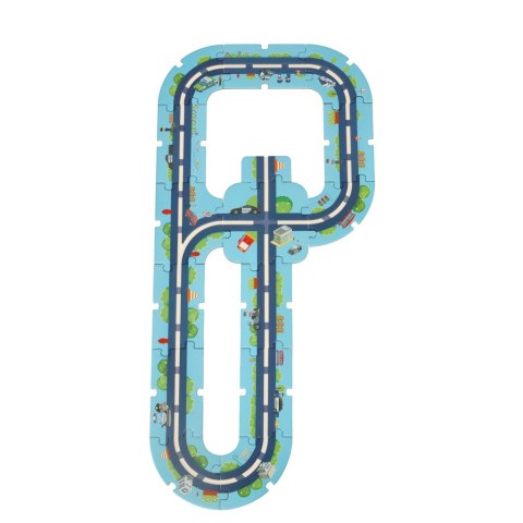 Tor samochodowy puzzle policja auto pojazd samochód znaki drogowe ulica miasto 47 elementów Tor samochodowy puzzle policja auto pojazd samochód znaki drogowe ulica miasto 47 elementów