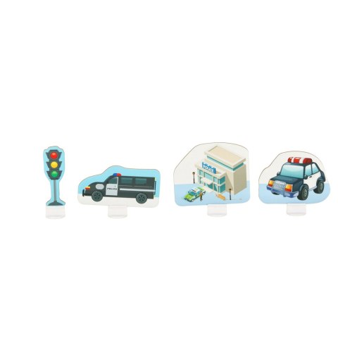 Tor samochodowy puzzle policja auto pojazd samochód znaki drogowe ulica miasto 47 elementów Tor samochodowy puzzle policja auto pojazd samochód znaki drogowe ulica miasto 47 elementów
